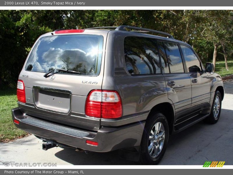 Smoky Topaz Mica / Ivory 2000 Lexus LX 470