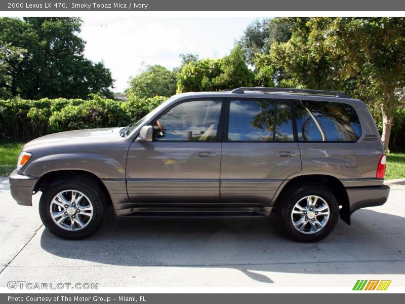 Smoky Topaz Mica / Ivory 2000 Lexus LX 470