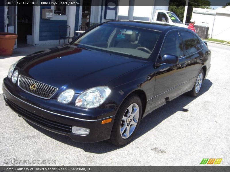 Blue Onyx Pearl / Ivory 2002 Lexus GS 300