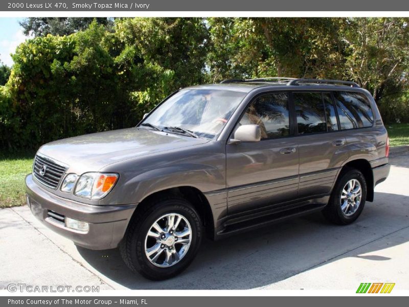 Smoky Topaz Mica / Ivory 2000 Lexus LX 470
