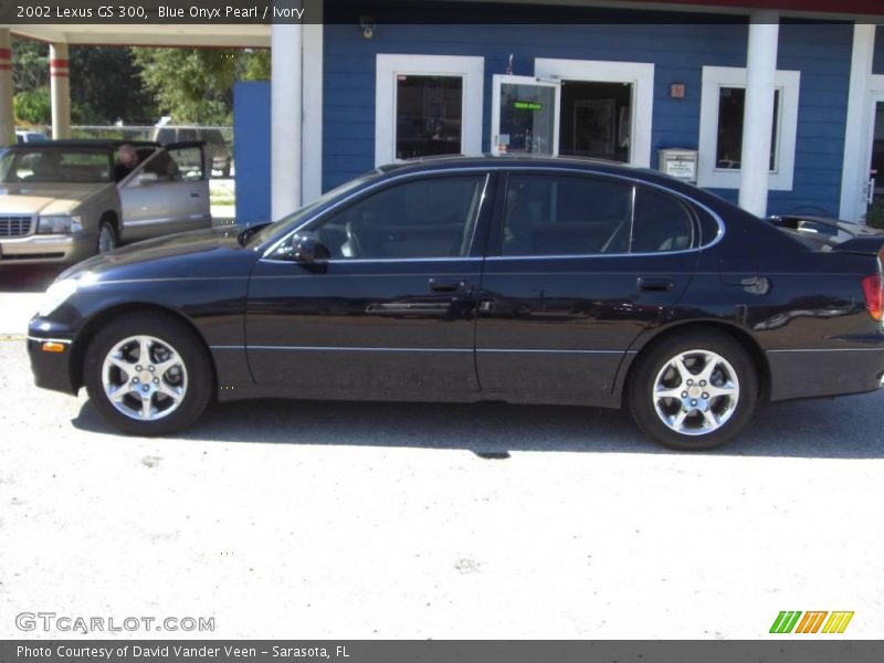 Blue Onyx Pearl / Ivory 2002 Lexus GS 300