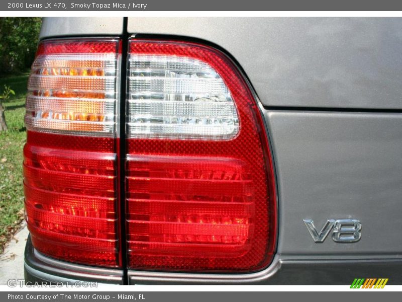 Smoky Topaz Mica / Ivory 2000 Lexus LX 470
