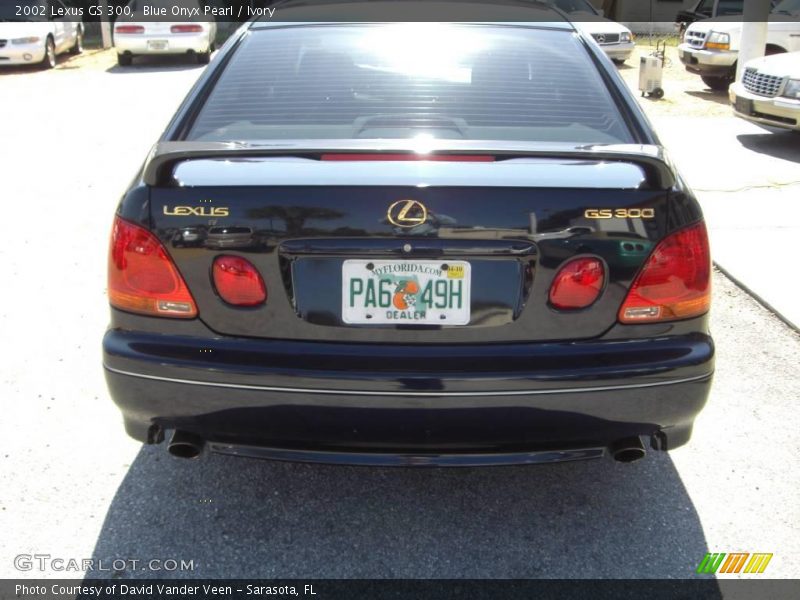 Blue Onyx Pearl / Ivory 2002 Lexus GS 300