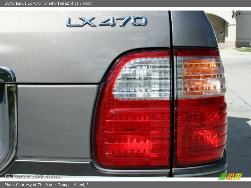Smoky Topaz Mica / Ivory 2000 Lexus LX 470