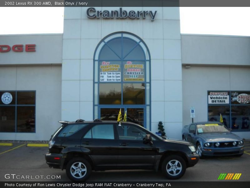 Black Onyx / Ivory 2002 Lexus RX 300 AWD