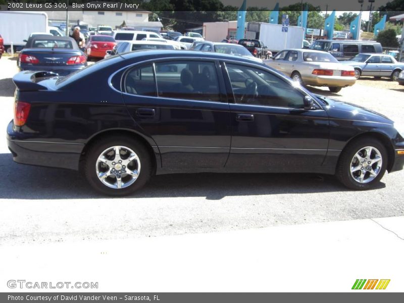 Blue Onyx Pearl / Ivory 2002 Lexus GS 300