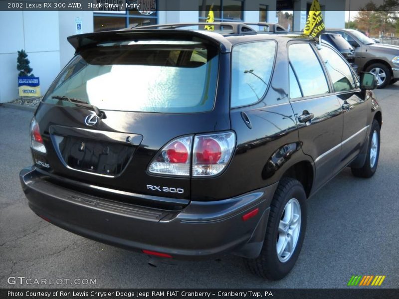 Black Onyx / Ivory 2002 Lexus RX 300 AWD