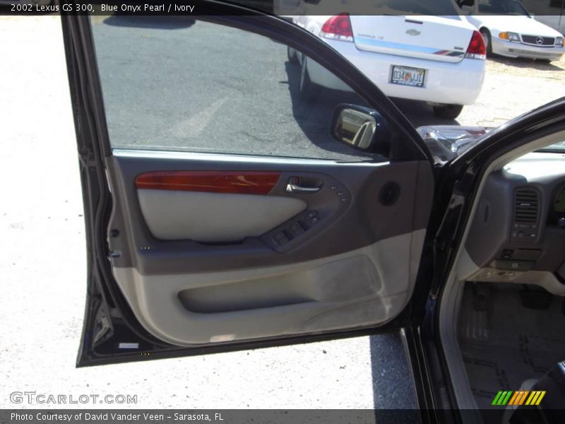 Blue Onyx Pearl / Ivory 2002 Lexus GS 300