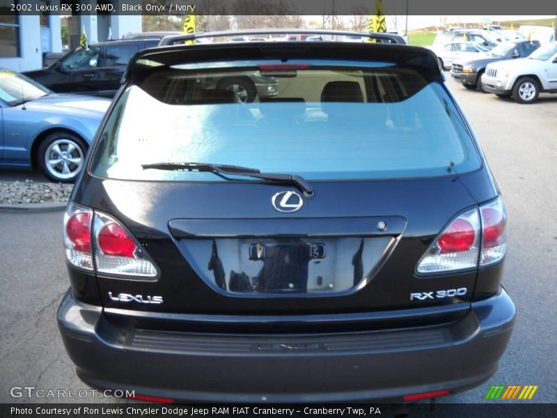 Black Onyx / Ivory 2002 Lexus RX 300 AWD