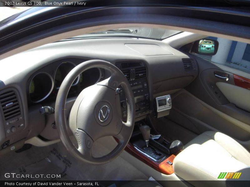 Blue Onyx Pearl / Ivory 2002 Lexus GS 300