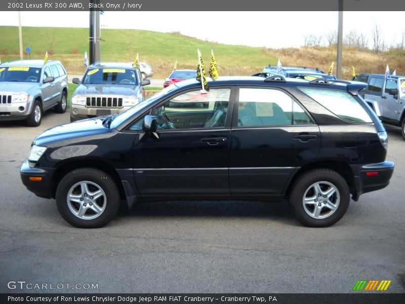 Black Onyx / Ivory 2002 Lexus RX 300 AWD