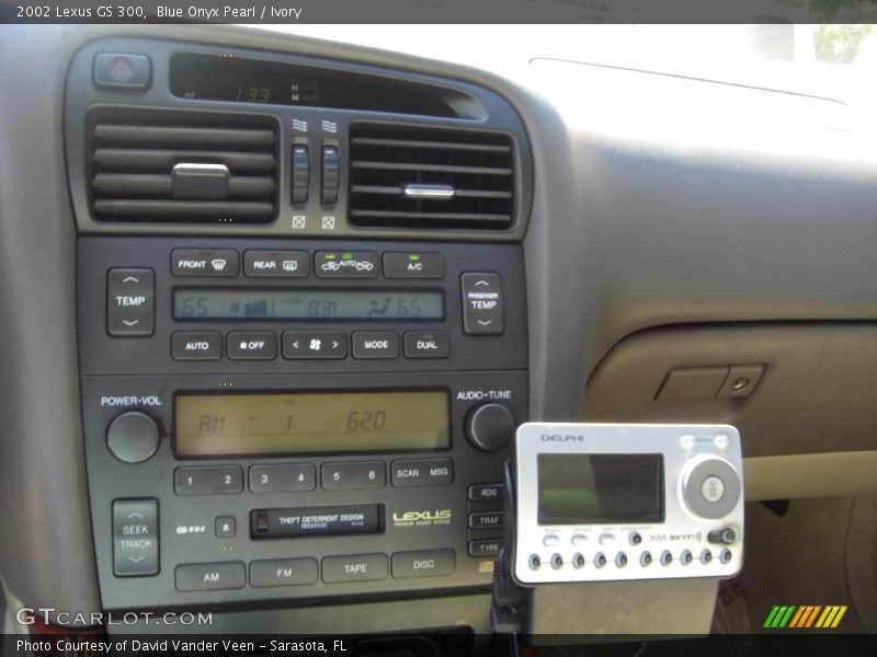 Blue Onyx Pearl / Ivory 2002 Lexus GS 300