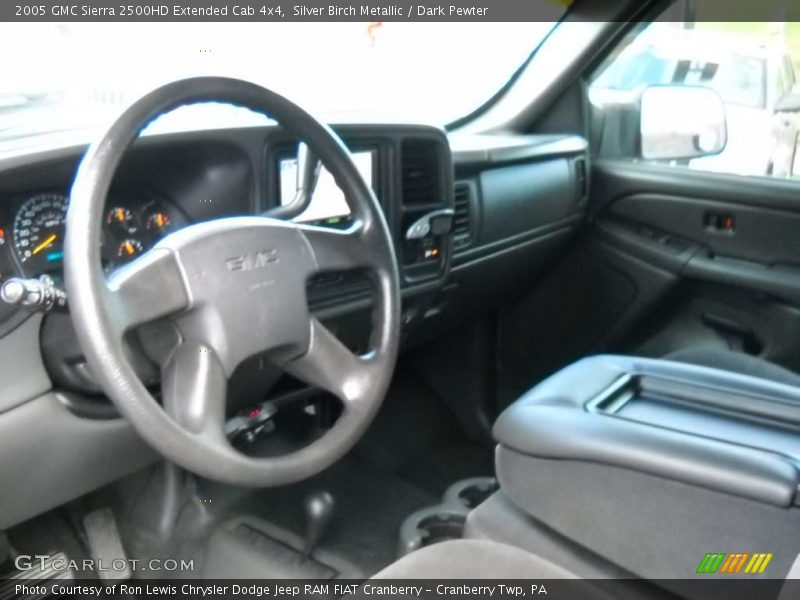 Silver Birch Metallic / Dark Pewter 2005 GMC Sierra 2500HD Extended Cab 4x4