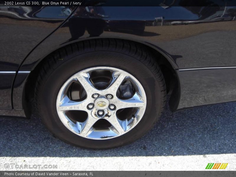 Blue Onyx Pearl / Ivory 2002 Lexus GS 300