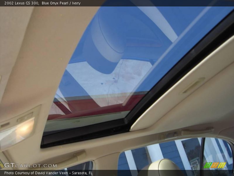 Blue Onyx Pearl / Ivory 2002 Lexus GS 300