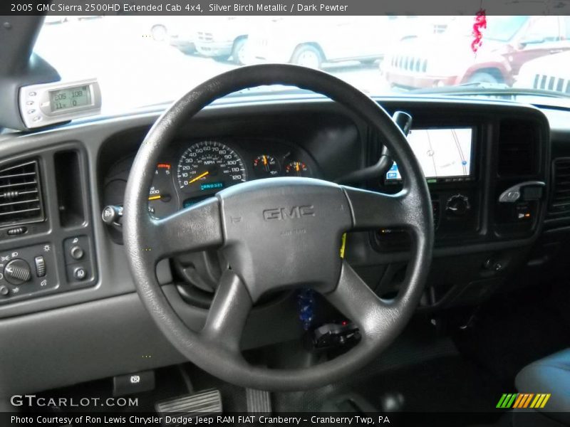 Silver Birch Metallic / Dark Pewter 2005 GMC Sierra 2500HD Extended Cab 4x4
