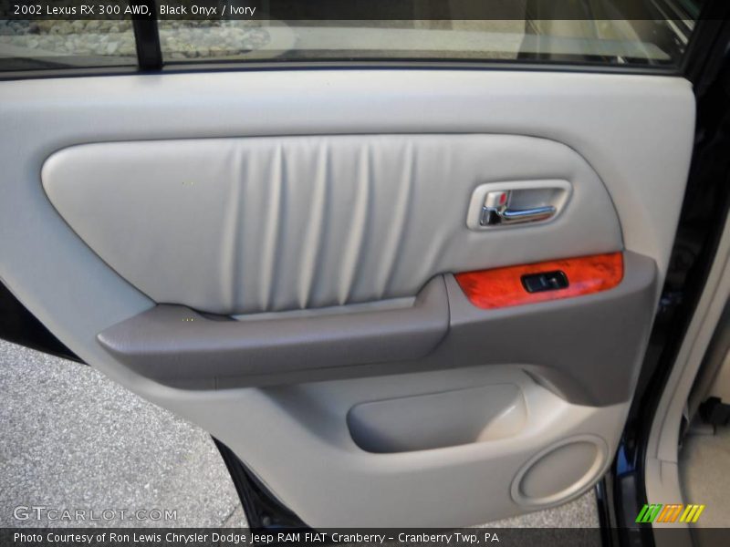 Black Onyx / Ivory 2002 Lexus RX 300 AWD