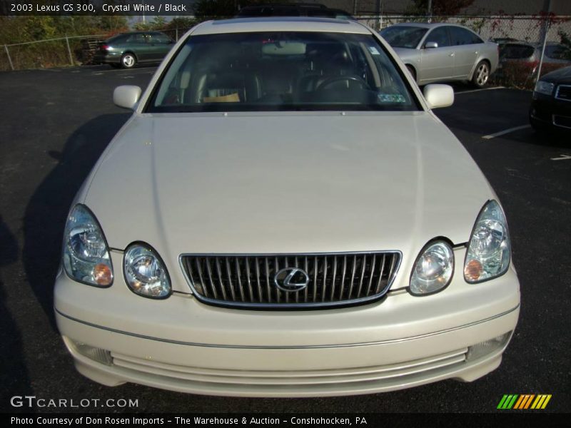 Crystal White / Black 2003 Lexus GS 300