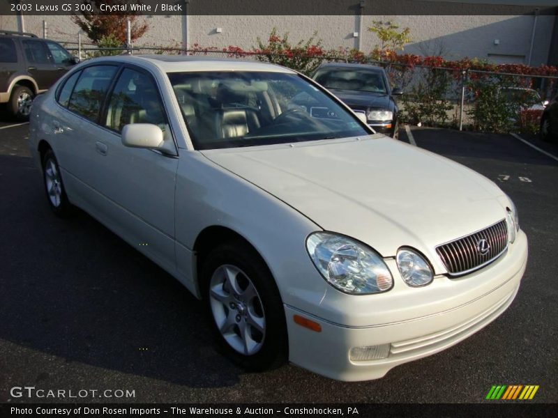 Crystal White / Black 2003 Lexus GS 300