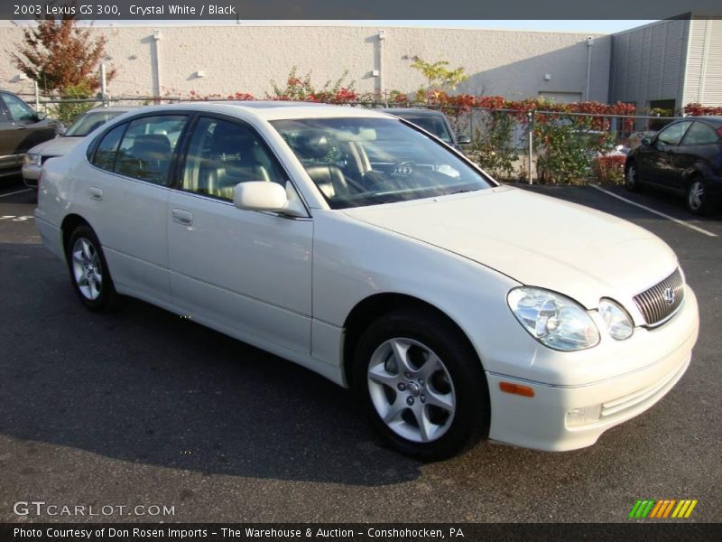 Crystal White / Black 2003 Lexus GS 300