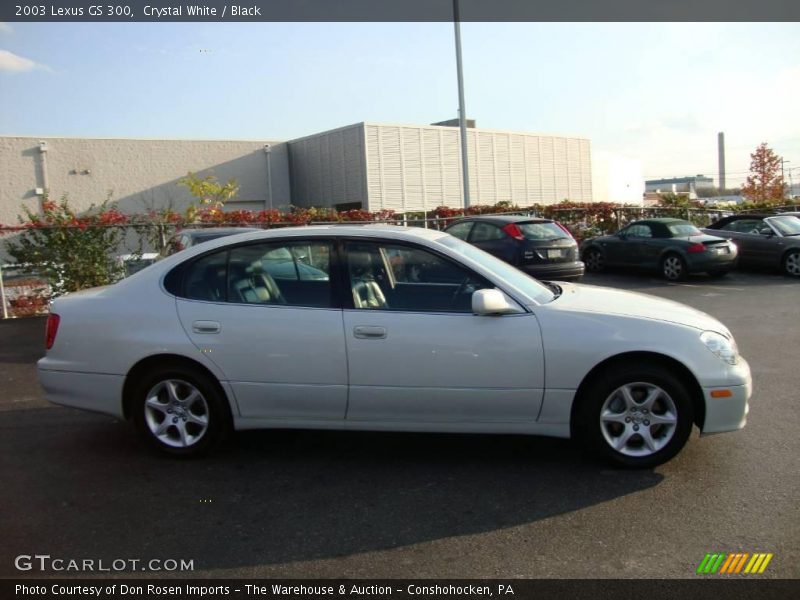 Crystal White / Black 2003 Lexus GS 300