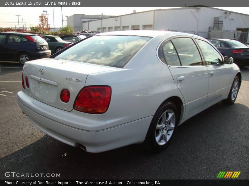 Crystal White / Black 2003 Lexus GS 300