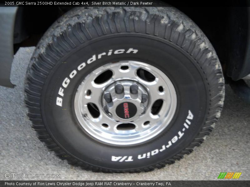 Silver Birch Metallic / Dark Pewter 2005 GMC Sierra 2500HD Extended Cab 4x4