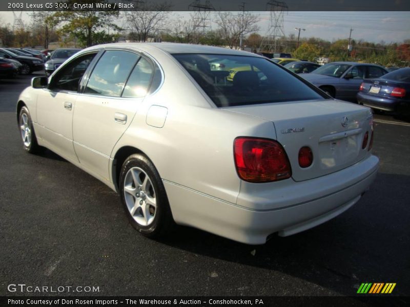 Crystal White / Black 2003 Lexus GS 300