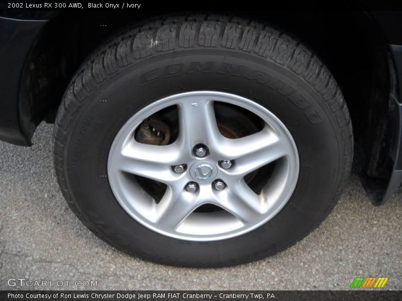 Black Onyx / Ivory 2002 Lexus RX 300 AWD