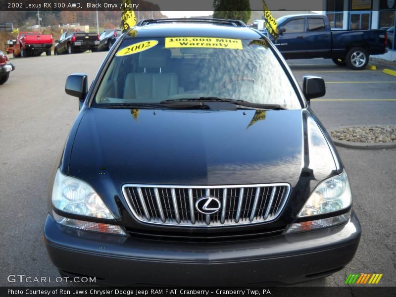 Black Onyx / Ivory 2002 Lexus RX 300 AWD