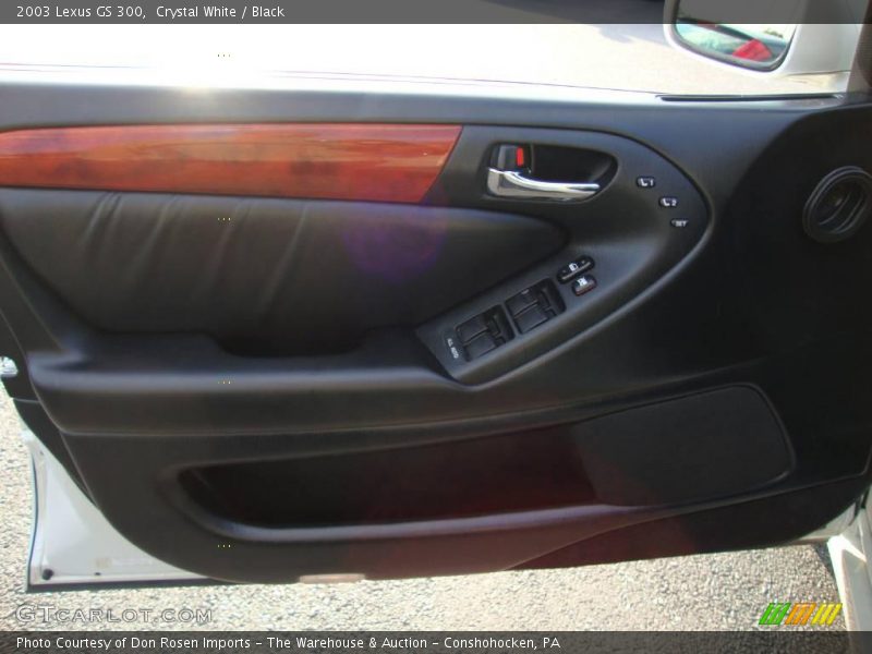 Crystal White / Black 2003 Lexus GS 300