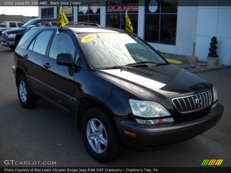 Black Onyx / Ivory 2002 Lexus RX 300 AWD