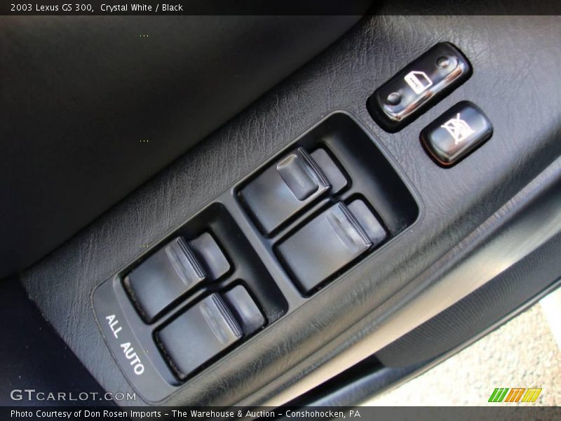 Crystal White / Black 2003 Lexus GS 300