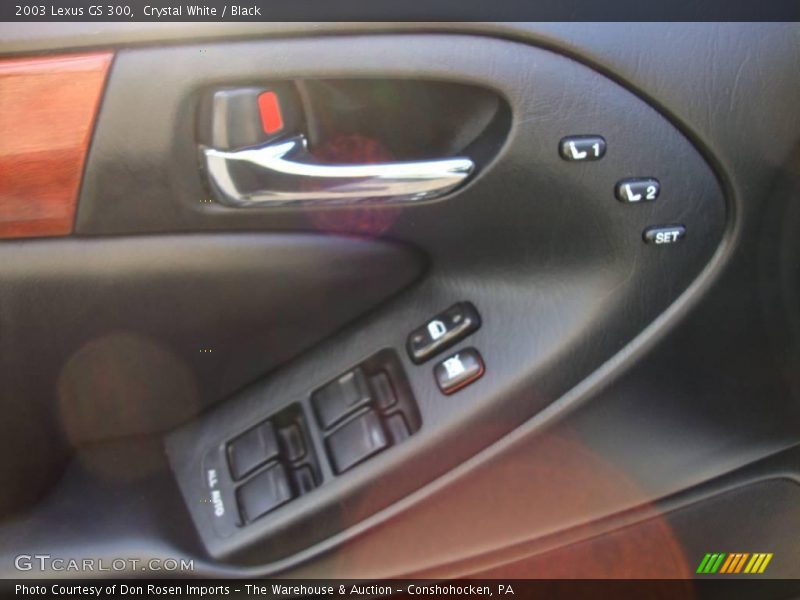 Crystal White / Black 2003 Lexus GS 300
