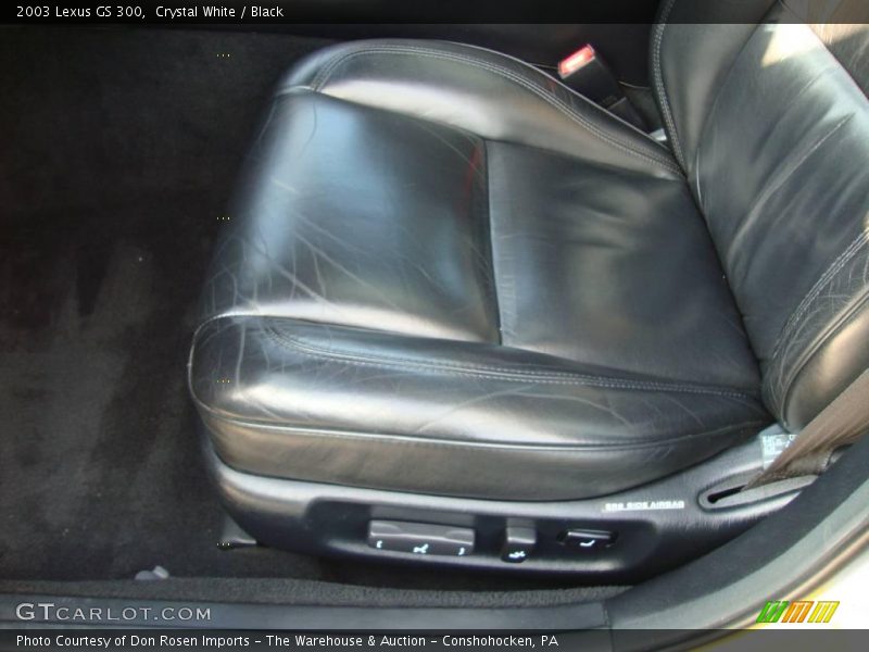 Crystal White / Black 2003 Lexus GS 300
