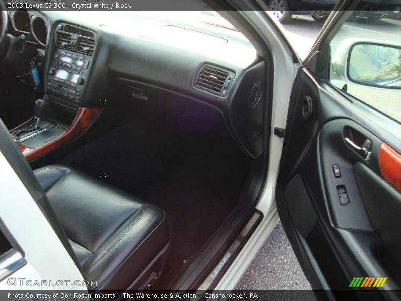 Crystal White / Black 2003 Lexus GS 300