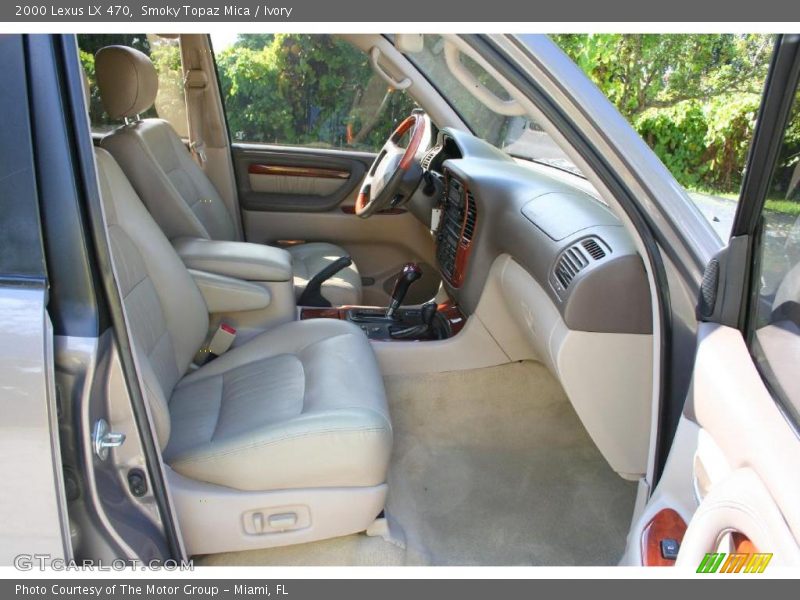 Smoky Topaz Mica / Ivory 2000 Lexus LX 470