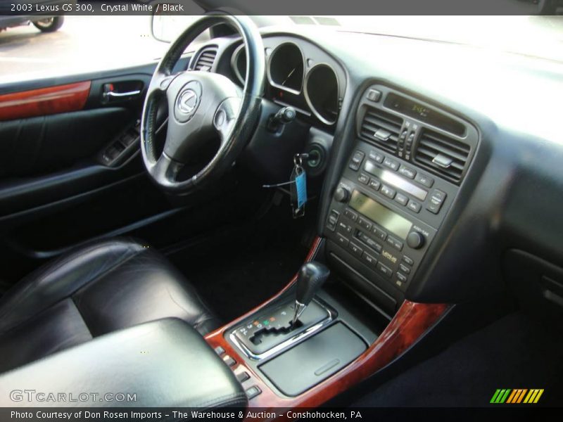 Crystal White / Black 2003 Lexus GS 300