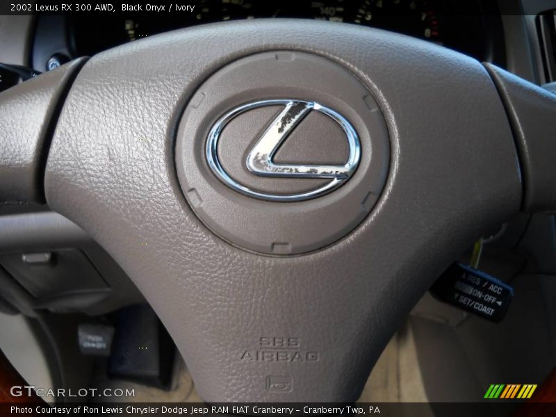 Black Onyx / Ivory 2002 Lexus RX 300 AWD