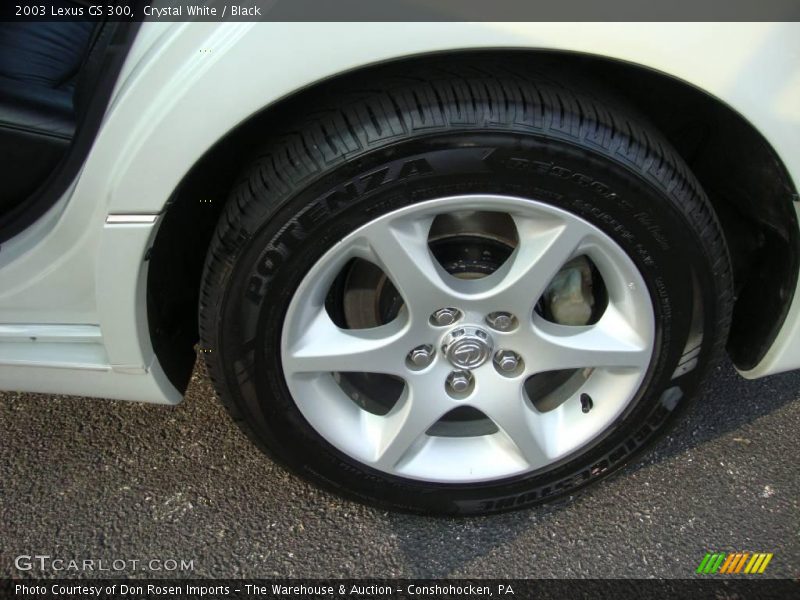 Crystal White / Black 2003 Lexus GS 300