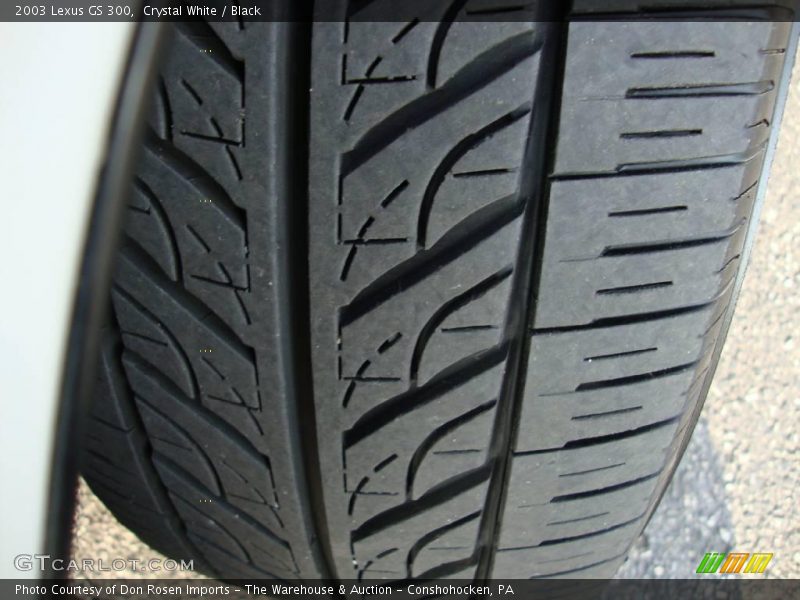 Crystal White / Black 2003 Lexus GS 300