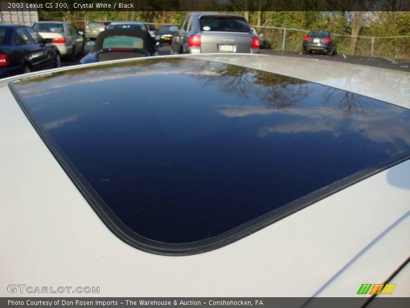 Crystal White / Black 2003 Lexus GS 300