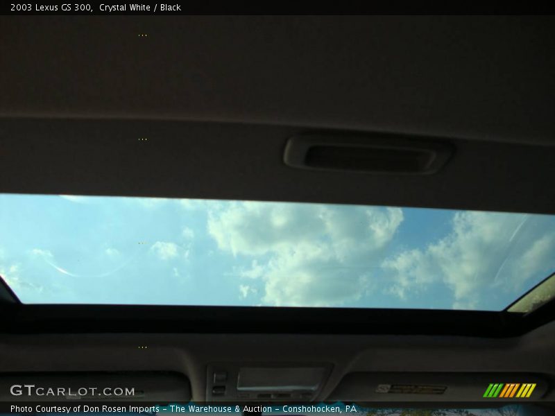 Crystal White / Black 2003 Lexus GS 300