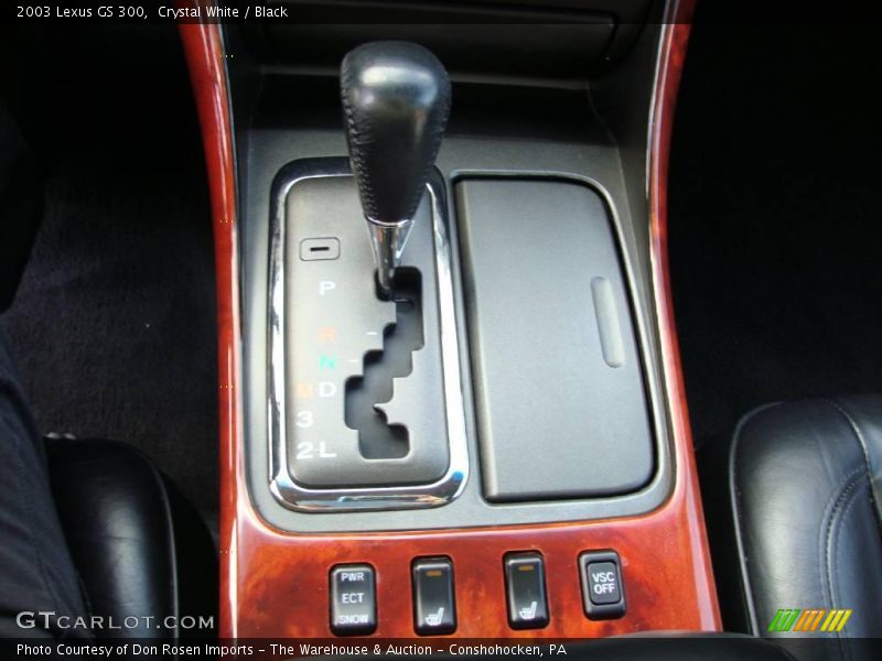 Crystal White / Black 2003 Lexus GS 300