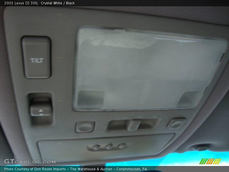 Crystal White / Black 2003 Lexus GS 300