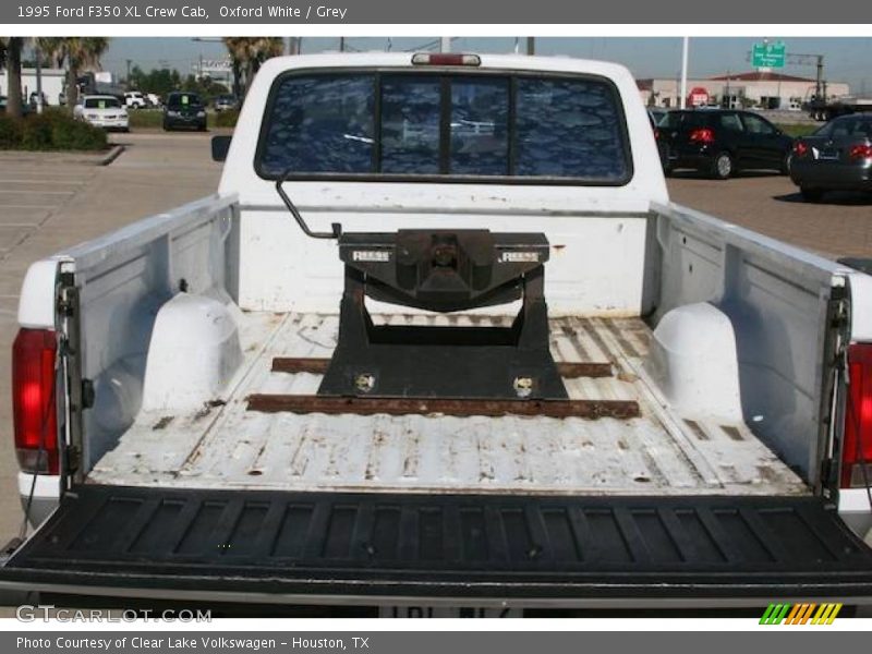Oxford White / Grey 1995 Ford F350 XL Crew Cab