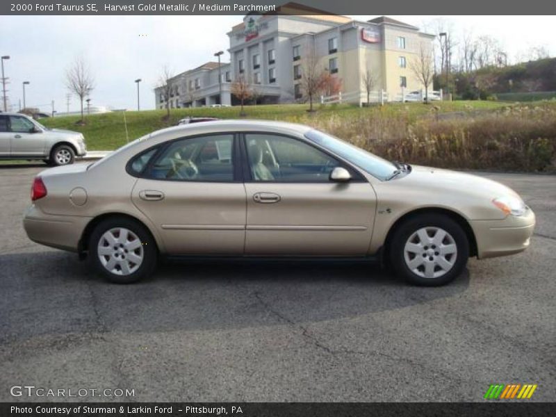 Harvest Gold Metallic / Medium Parchment 2000 Ford Taurus SE