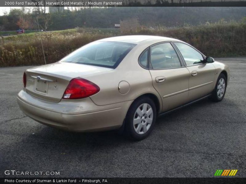 Harvest Gold Metallic / Medium Parchment 2000 Ford Taurus SE