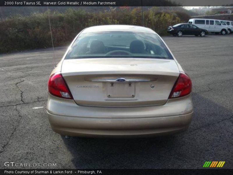 Harvest Gold Metallic / Medium Parchment 2000 Ford Taurus SE