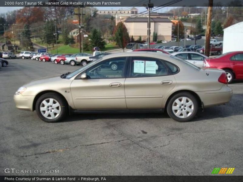 Harvest Gold Metallic / Medium Parchment 2000 Ford Taurus SE